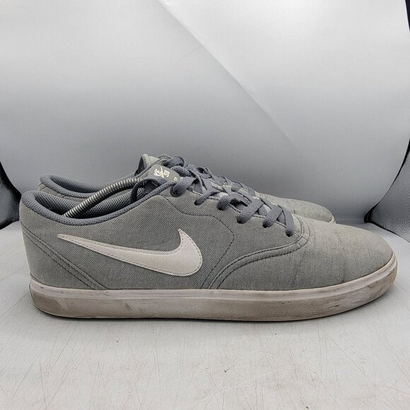 Nike SB Check Solarsoft Mens 13 Gray Skateboard Shoes Athletic Casual 843896-003 - Picture 15 of 15